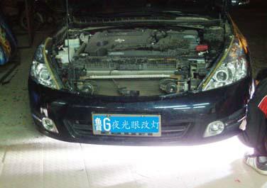 濟(jì)南改燈日產(chǎn)天賴改大燈夜光眼改燈圖片