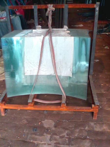 批發(fā)定做 鋼化玻璃 熱彎玻璃 車棚玻璃