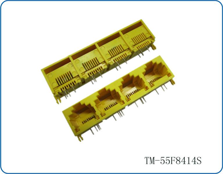 供应RJ45全塑联体网络连接器路由器插座