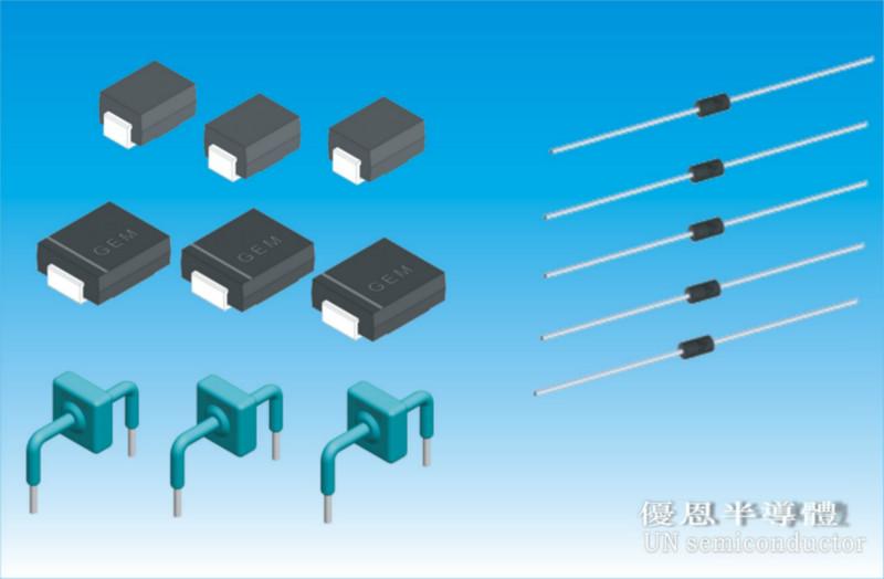 优恩半导体用于PCB的TVS管图片