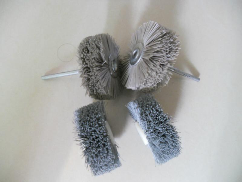 供應(yīng)五金件拋光毛刷五金拋光磨料刷