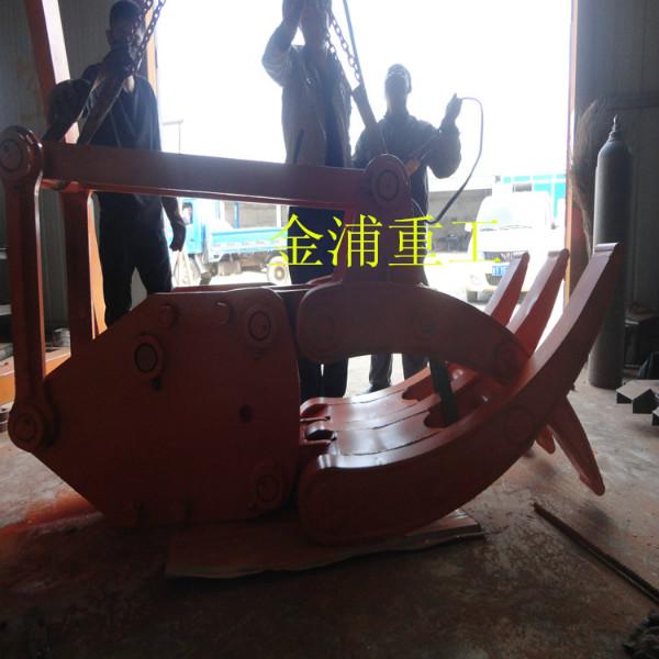 供應沃爾沃挖掘機抓木器/港口重型夾木機 鑫浦挖掘機抓木器液壓抓、抓石器、日式抓木機