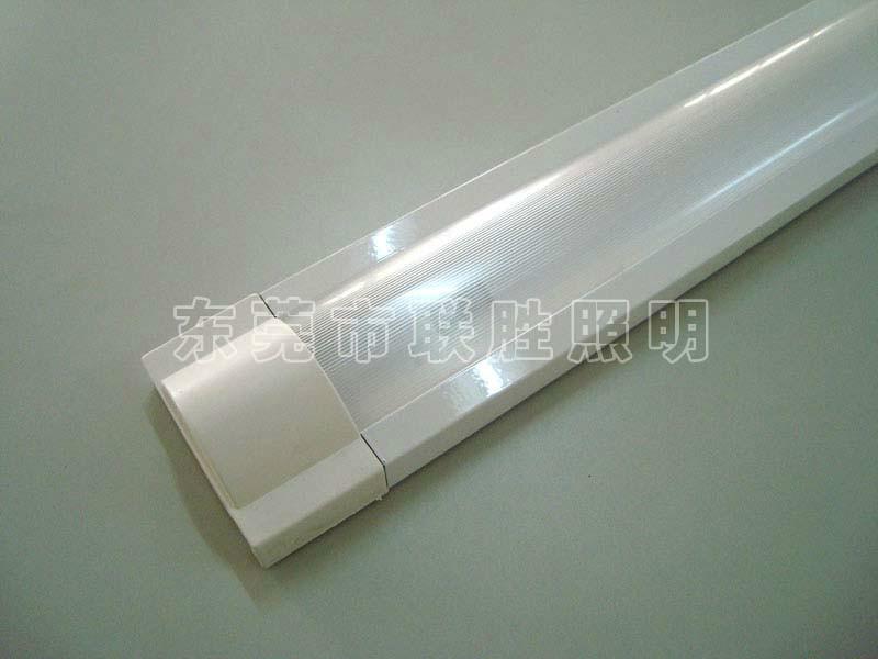 供應(yīng)T8單管帶罩支架｜LED防塵支架｜聯(lián)勝LED日光燈支架