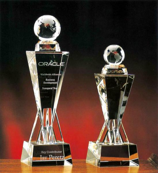 供應人像水晶獎杯