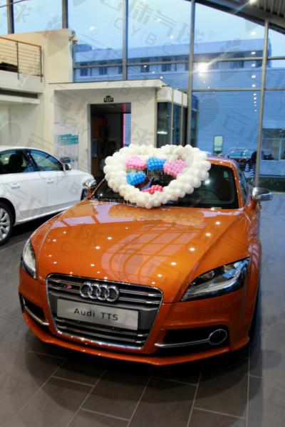 供應汽車裝飾/奧迪裝飾/氣球裝飾布置
