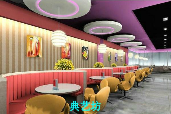 咖啡廳沙發(fā)圖片