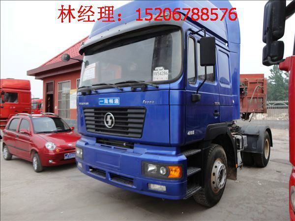 歐曼新款雙驅(qū)高欄標(biāo)箱半掛車圖片