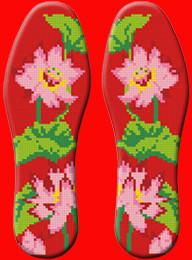 濟(jì)南純手工制作無味無添加十字繡鞋墊