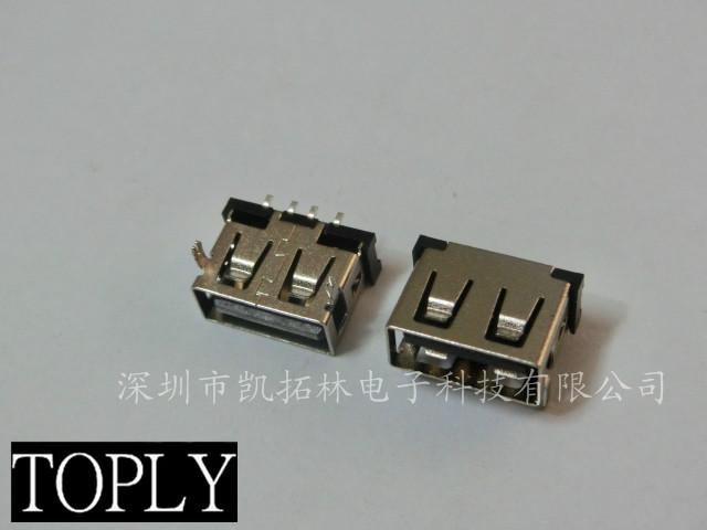 USB A母180度直插立式15圖片/USB A母180度直插立式15樣板圖 (2)