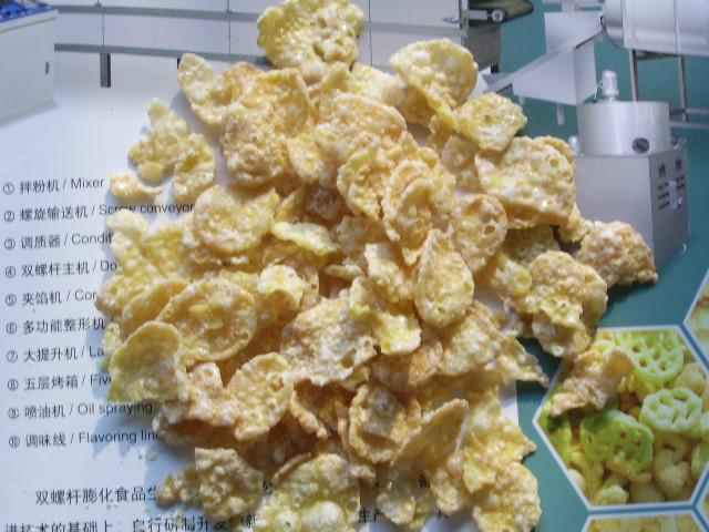 供應(yīng)山東雙螺桿膨化機(jī)玉米片加工設(shè)備