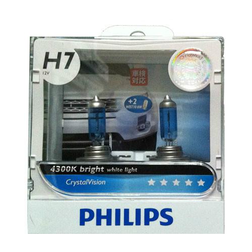 PHILIPS飞利浦 银战士升级型前照灯新极劲光 H7 12V 55