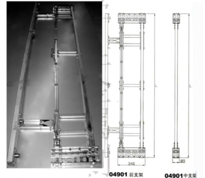 台州市盈佳厂家直销04901软篷车中后支架厂家