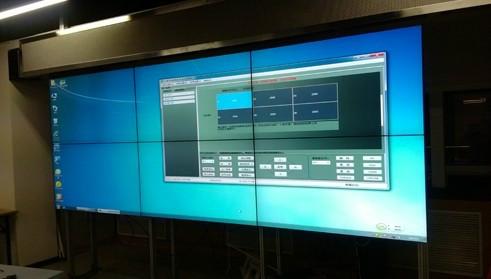 江西景德镇55寸超窄边液晶拼接屏图片