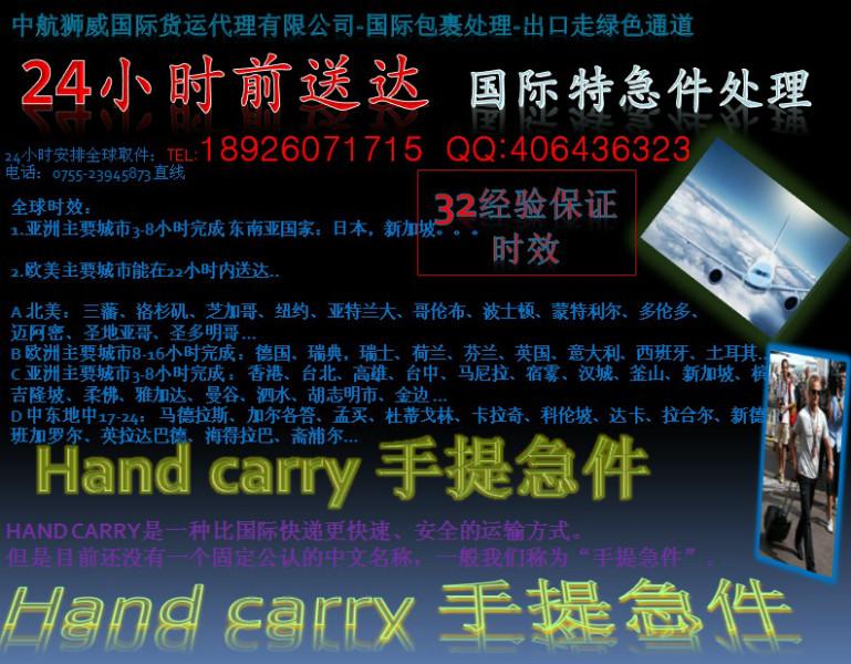 供应HANDCARRY手提急件出口