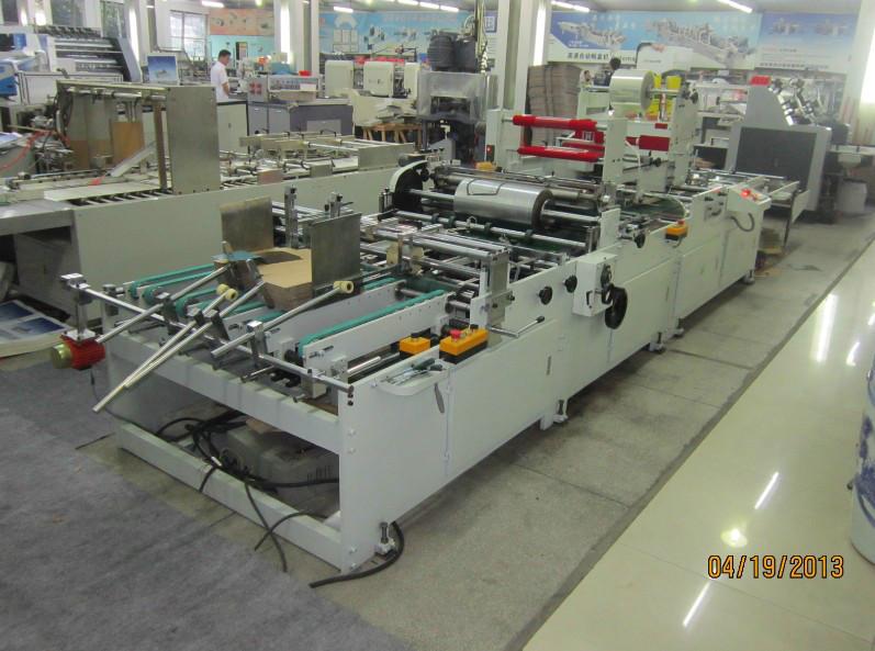 供應全自動天地蓋糊合機(鞋盒機)