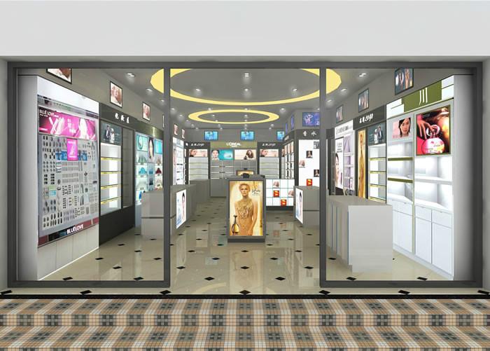 供應(yīng)成都化妝品展柜設(shè)計(jì)制作公司定做