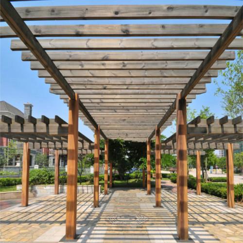 供應上海市防腐木葡萄架大量批發(fā)，防腐木葡萄架訂做