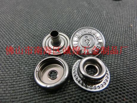 供應(yīng)金屬201#四合扣輕扣面板扣