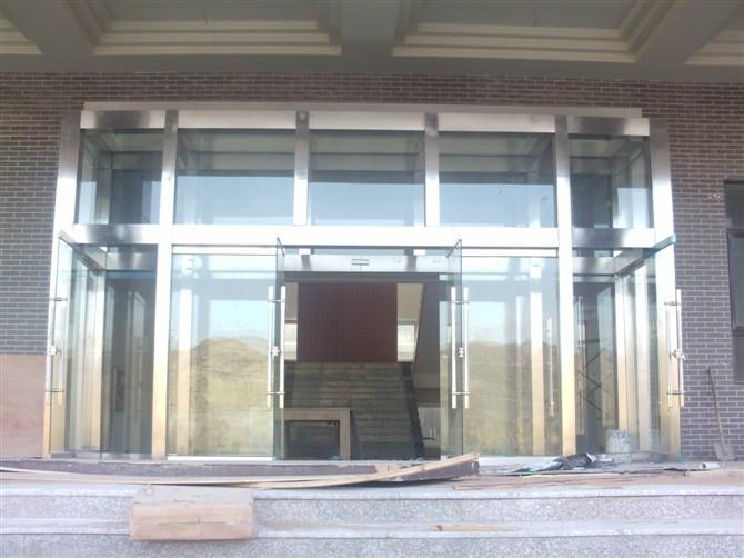 不銹鋼全包玻璃門批發(fā)圖片/不銹鋼全包玻璃門批發(fā)樣板圖 (4)