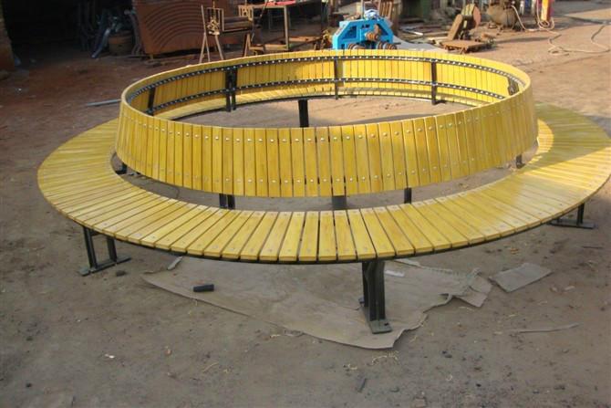 張家口戶外公園椅，木塑園林椅，景觀花箱樹池，木屋涼亭