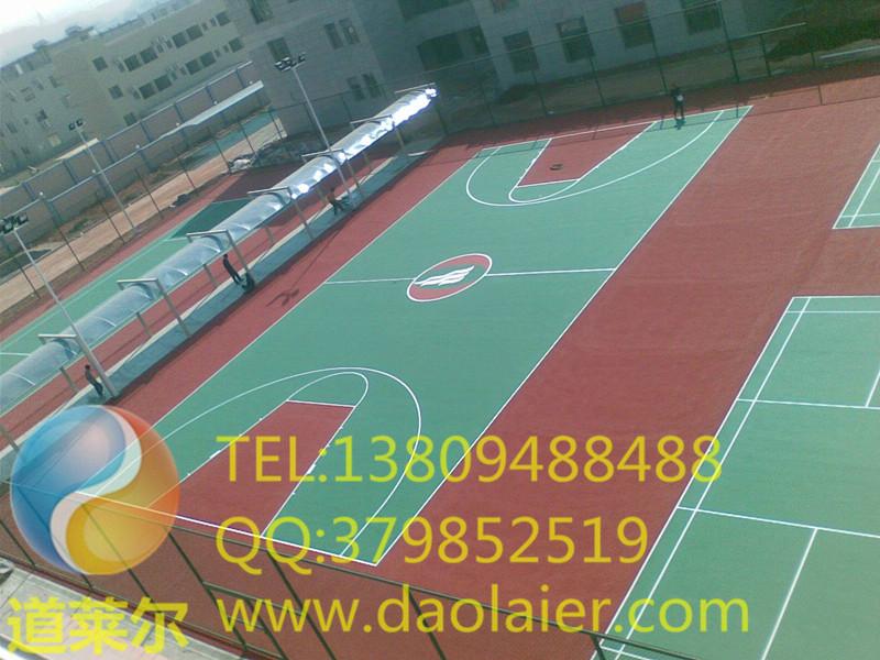 貴陽硅PU籃球場圖片/貴陽硅PU籃球場樣板圖 (3)