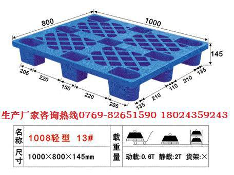 供应九脚塑料卡板www.dgcxq.com