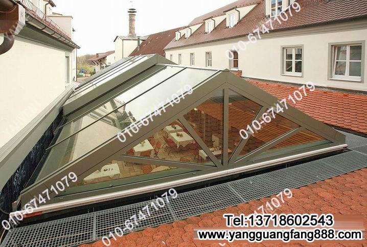 供應(yīng)玻璃封四合院出入口封頂封露臺