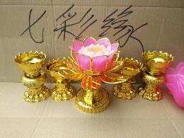 供應新品花式蓮花蠟燭燭臺生產(chǎn)廠家