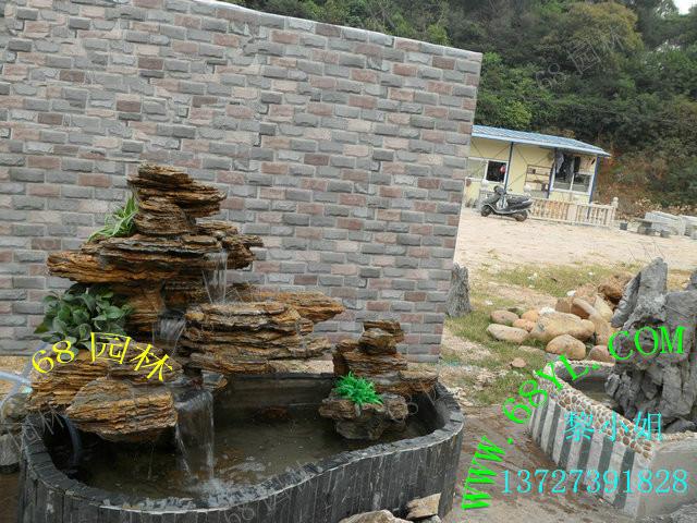 供應(yīng)千層石假山流水魚缸盆景 奇石藝術(shù)，景觀石頭，園林設(shè)計