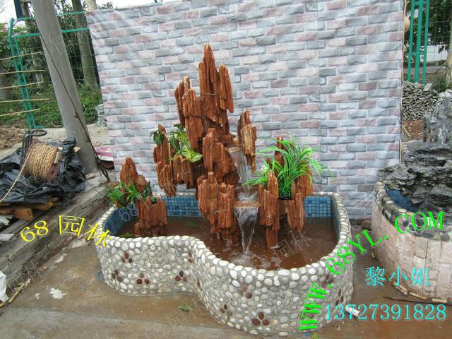 供應(yīng)木化石*假山流水魚池盆景木化石仿真植物組合盆景節(jié)慶禮品