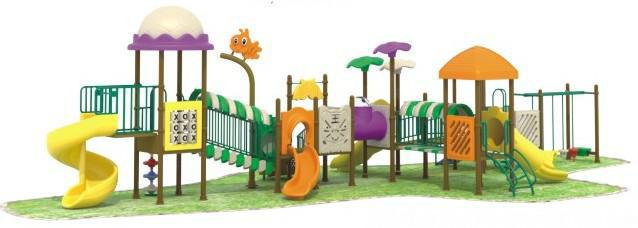 大型組合滑梯0070圖片