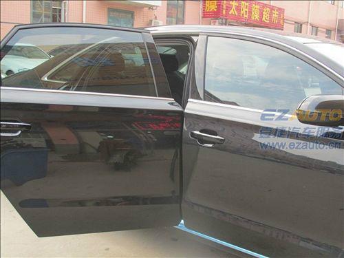 石家莊專業(yè)汽車玻璃貼膜奧迪A8L龍膜隔熱膜太陽膜前檔AVS70車身膜