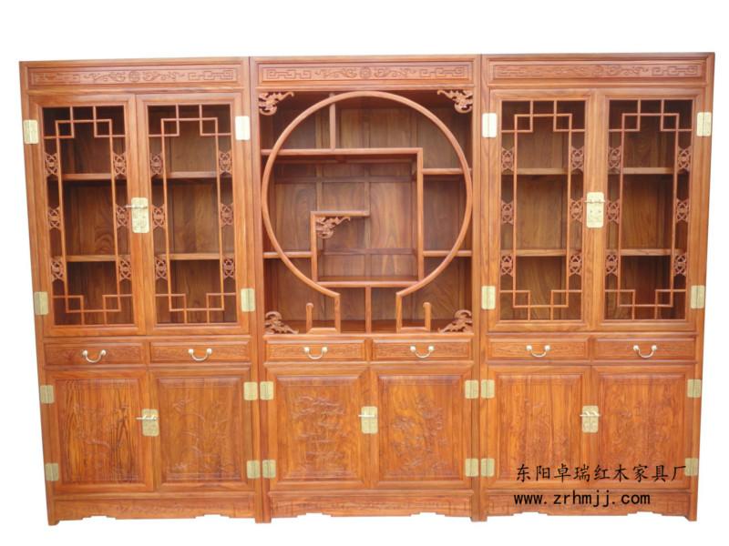 吉林明清家具供應(yīng)書(shū)柜批發(fā) 非洲花梨木書(shū)櫥 辦公家具書(shū)柜組合 大果紫檀家具  東陽(yáng)紅木家具批發(fā)銷(xiāo)售