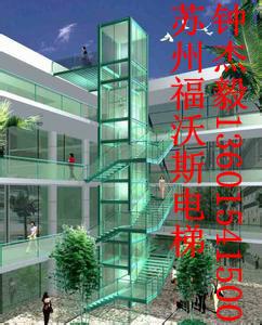 供應(yīng)800公斤福沃斯方形室內(nèi)觀光電梯