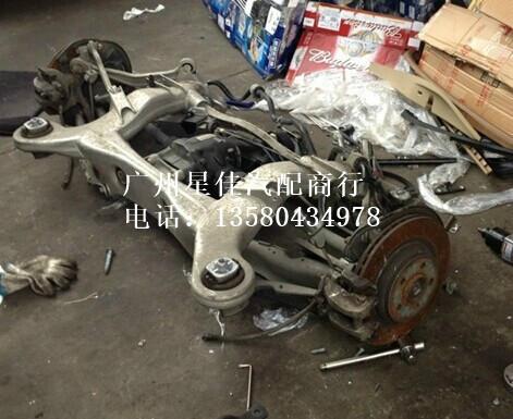 供應(yīng)廣州奔馳221后完寶梁后橋總成，奔馳S級(jí)二手拆車件