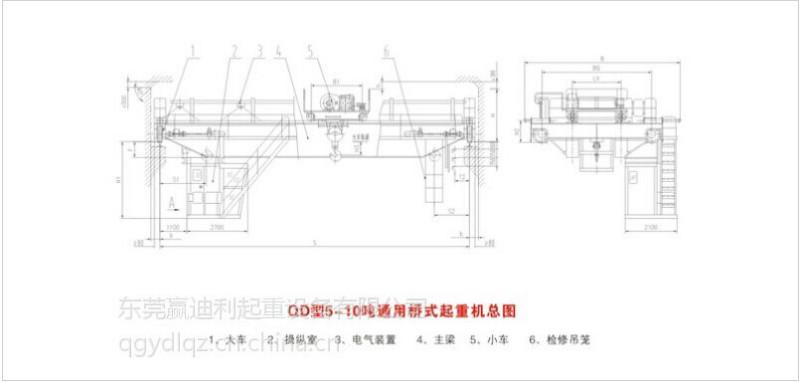 供应桥式起重机，QD型通用桥式起重机，东莞起重机