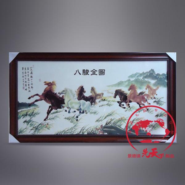 供應(yīng)瓷板畫，景德鎮(zhèn)瓷板畫廠家，定做瓷板畫