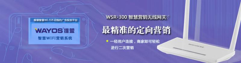 供应WSR-300智慧wifi无线网关营销路由器河南总代理