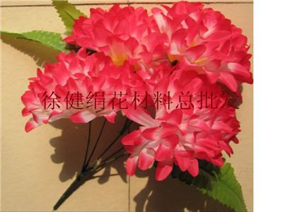 供應義烏仿真清明花菊花/河北絹花廠家/河北清明花廠家/浙江花片