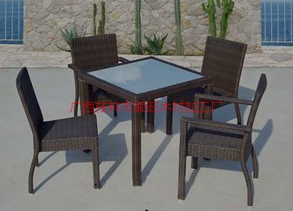 供應(yīng)戶外休閑桌椅編藤椅,廣西戶外休閑桌椅編藤椅廠家