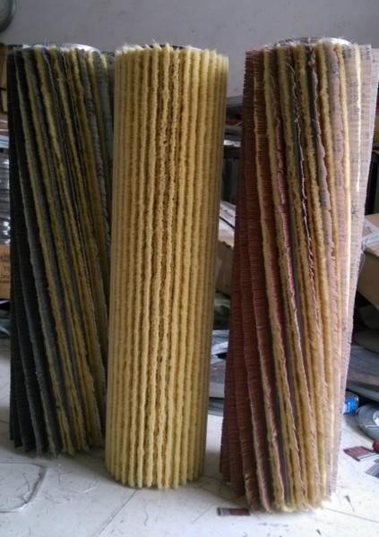 木工機械砂光機劍麻砂布刷輥 家具板材廠用劍麻砂布條刷