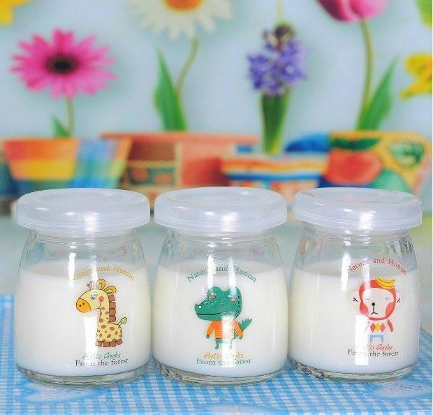 供應(yīng)玻璃瓶廠家供應(yīng)奶瓶布丁玻璃瓶