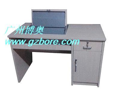 供應全木三位翻轉電腦桌 液晶屏翻轉電腦桌 顯示器翻轉電腦桌 機房翻轉電腦桌 板式翻轉電腦桌