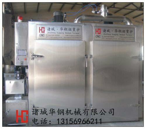 蒸汽加熱雙開門隧道式煙熏爐圖片/蒸汽加熱雙開門隧道式煙熏爐樣板圖 (3)