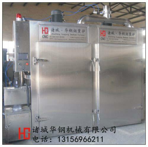 蒸汽加熱雙開門隧道式煙熏爐圖片/蒸汽加熱雙開門隧道式煙熏爐樣板圖 (4)