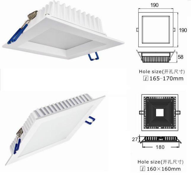 LED方筒灯套件图片