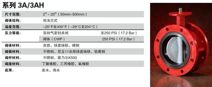 供应美国博雷S3A系列法兰蝶阀图片