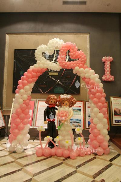 11.11氣球裝飾/光棍節(jié)氣球裝飾圖片