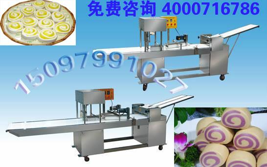 供應花卷饅頭機/不銹鋼材質大型面食機械 /數(shù)控刀切饅頭機,