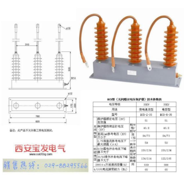 過電壓保護器DCB-Z-35KV  02988295圖片